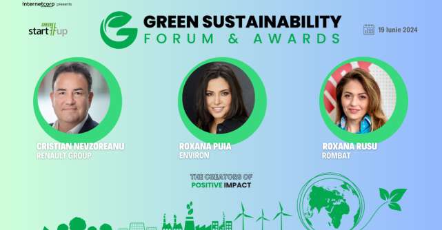 Experți de la Renault, Rombat sau Environ pe scena Green Sustainability Forum 2024